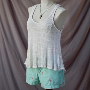 Breezy Summer Tank with Flamingo Shorts